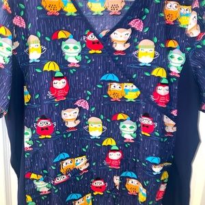 XL Cherokee flex scrub top